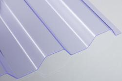 Lichtplatten aus PVC 70/18 Trapez farblos 1,0 mm 