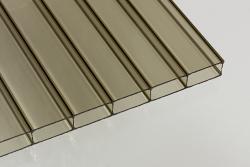 16 mm Stegdoppelplatten Acrylglas HIGHLUX® bronze 